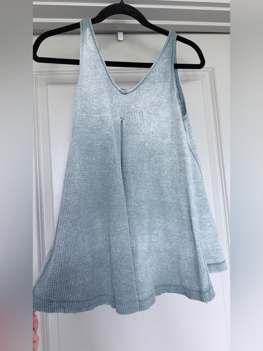 Free People/We The Free Light Blue Waffle Knit Tank - Picture 7 of 7